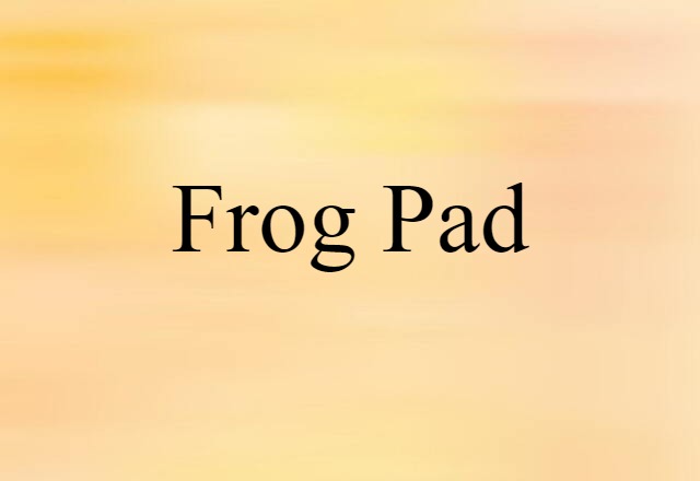 frog pad