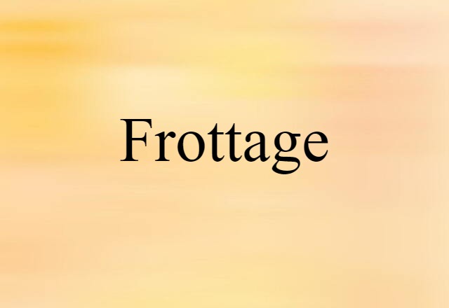 frottage