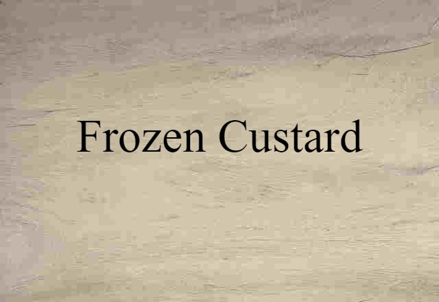 frozen custard