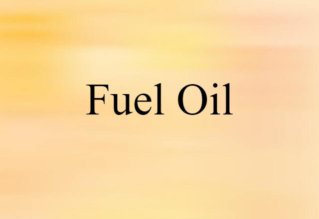 fuel oil