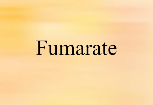 fumarate