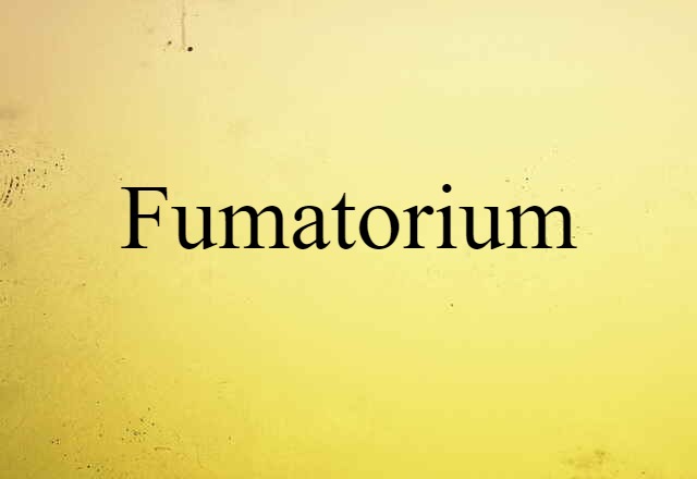 fumatorium