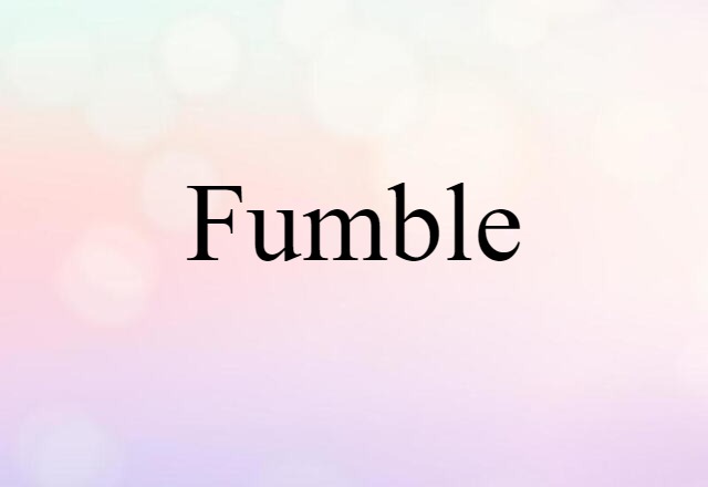 fumble