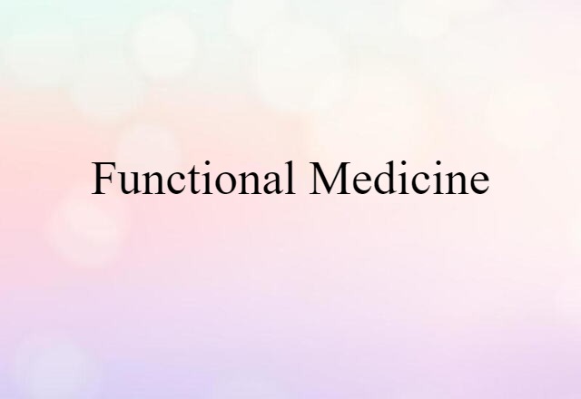 functional medicine