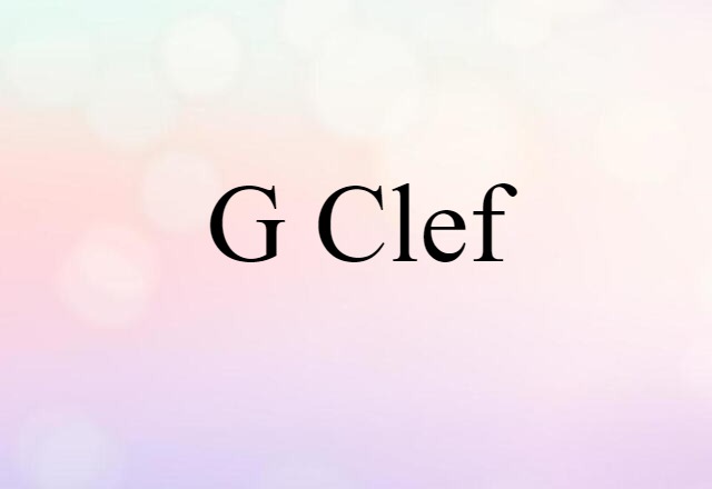 G clef