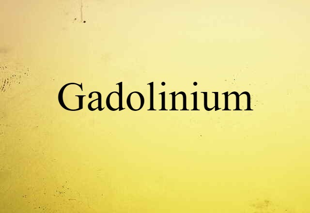 gadolinium