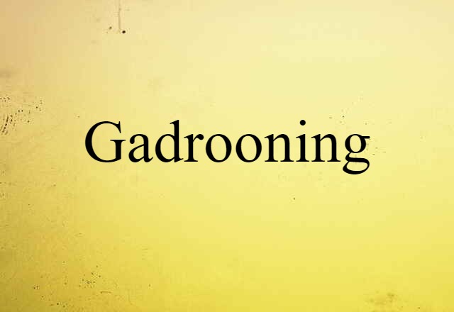 gadrooning