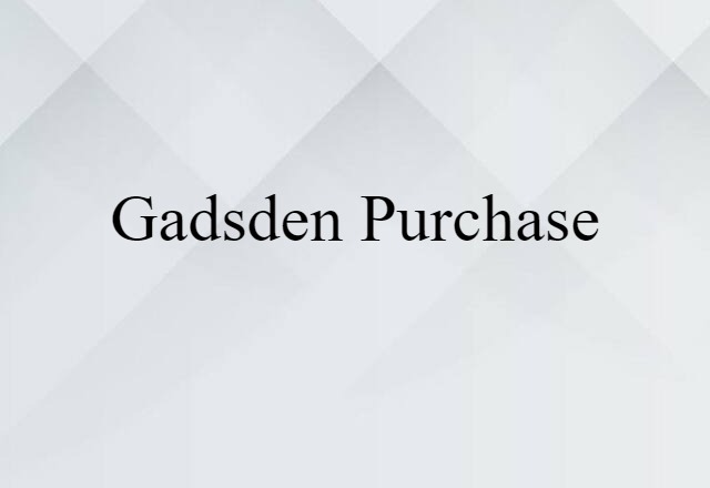 Gadsden Purchase