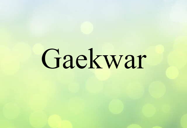 Gaekwar