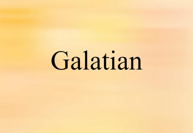 Galatian