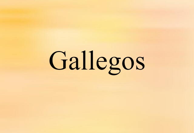 Gallegos