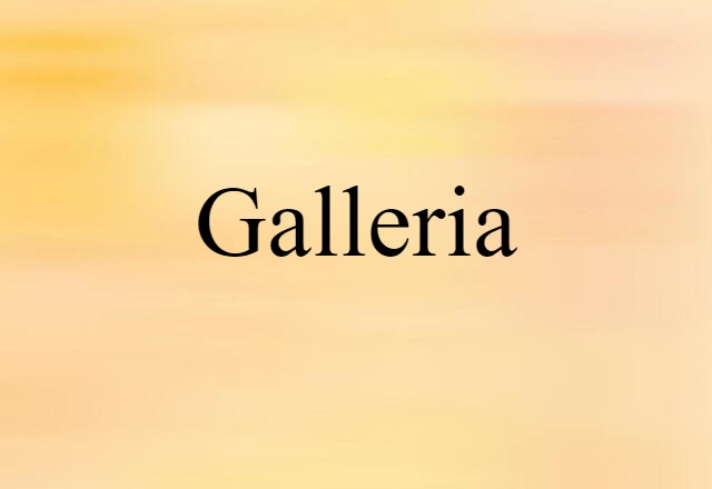 galleria