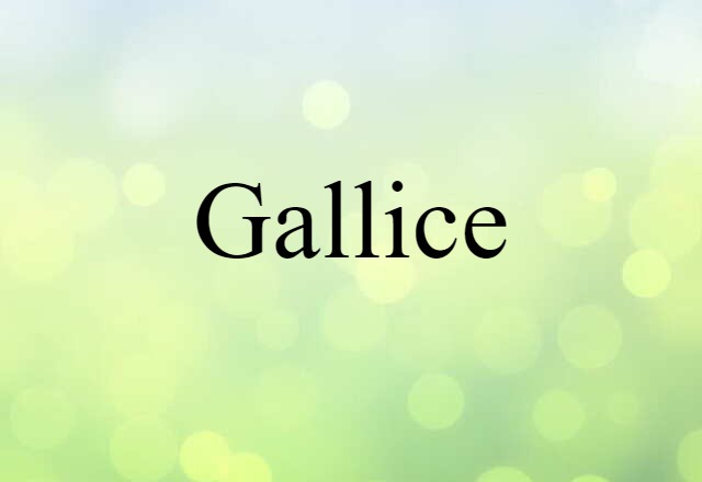 Gallice