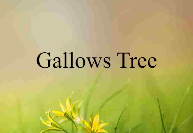 gallows tree