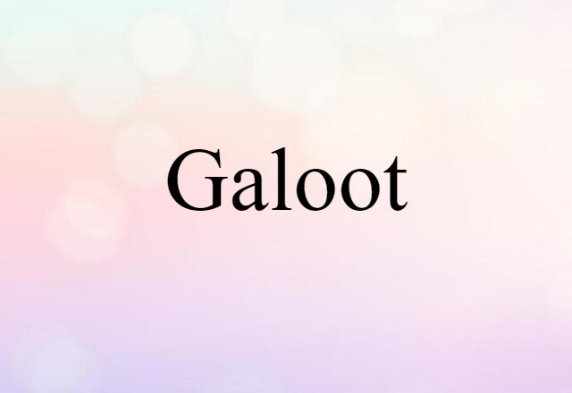 Galoot (noun) Definition, Meaning & Examples