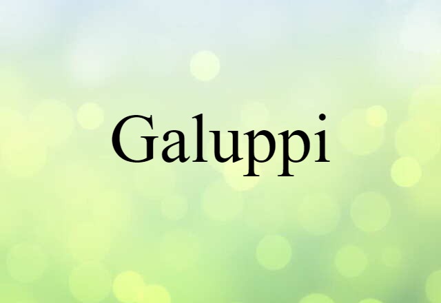 Galuppi