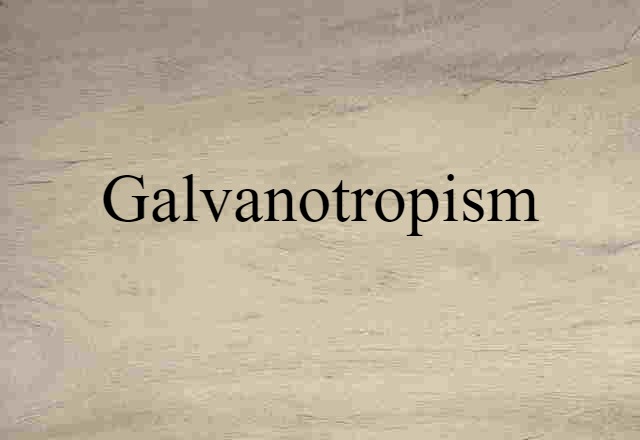 galvanotropism