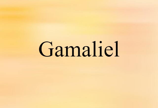 Gamaliel