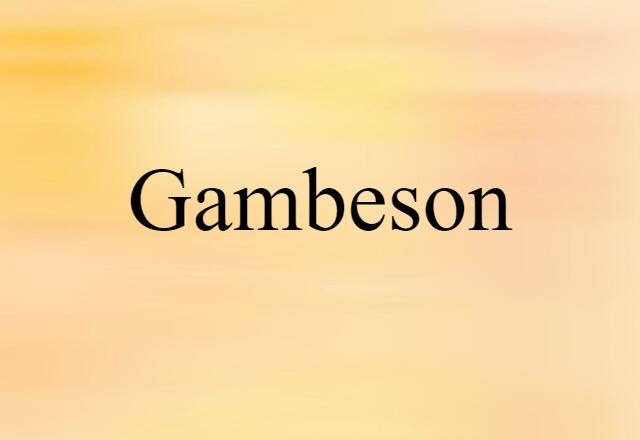 gambeson