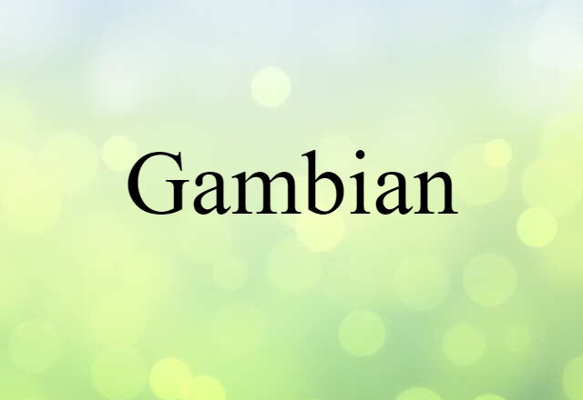 Gambian