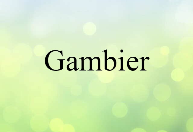 gambier