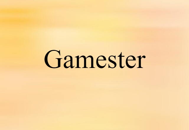 gamester