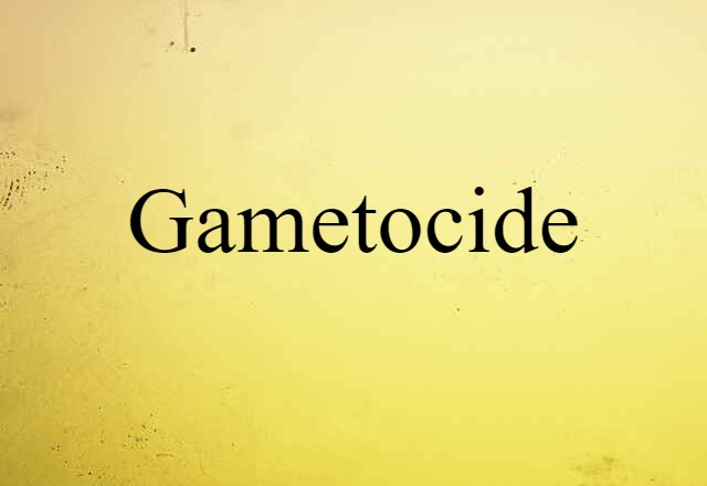 gametocide