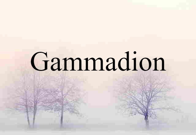 Gammadion (noun) Definition, Meaning & Examples