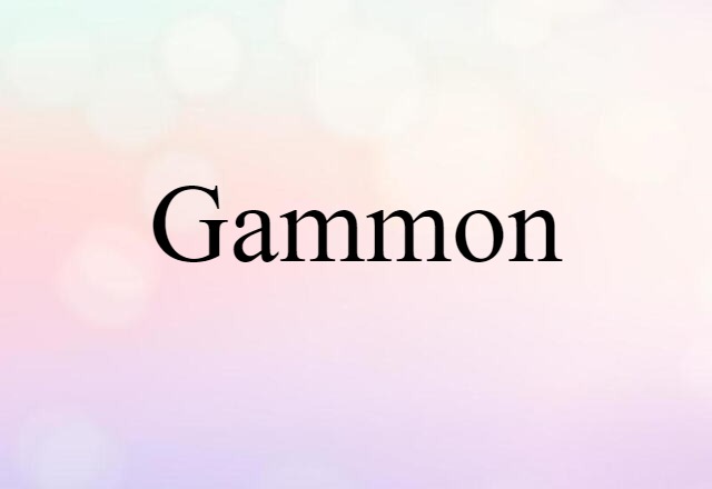 gammon