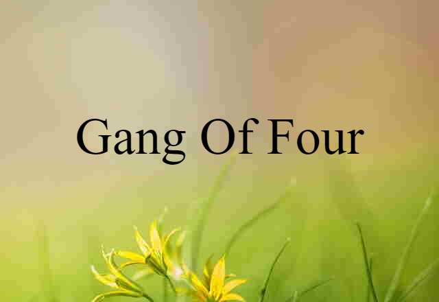 Gang of Four