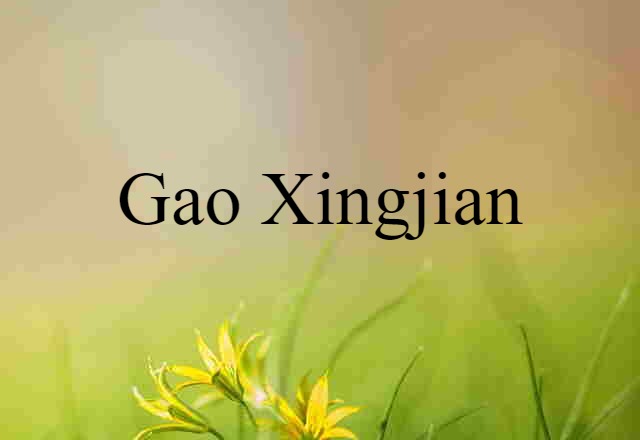 Gao Xingjian