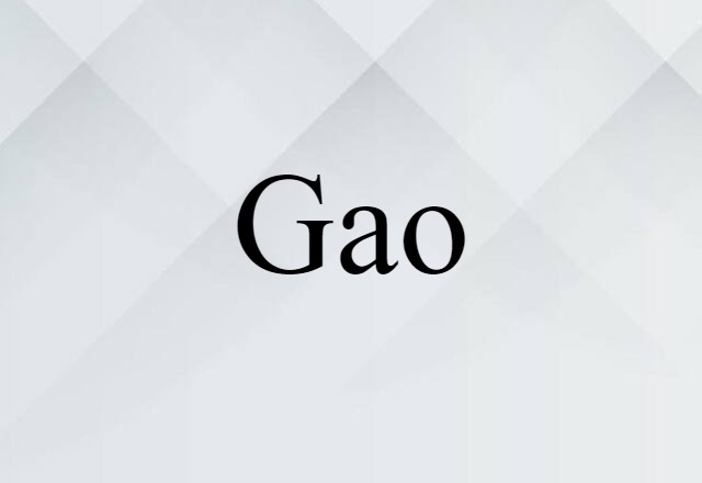 Gao