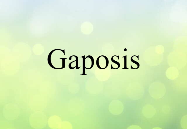 gaposis