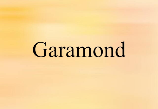 Garamond