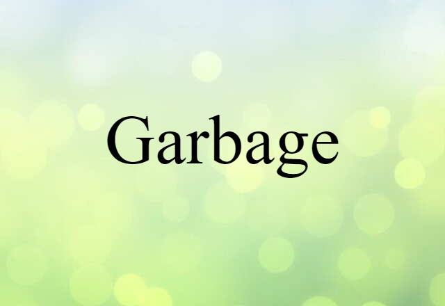 garbage