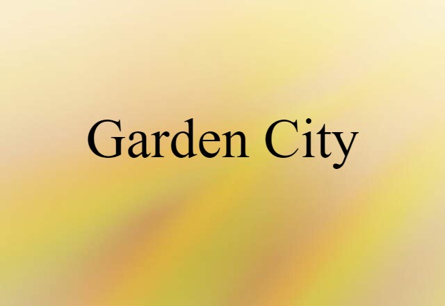 garden city