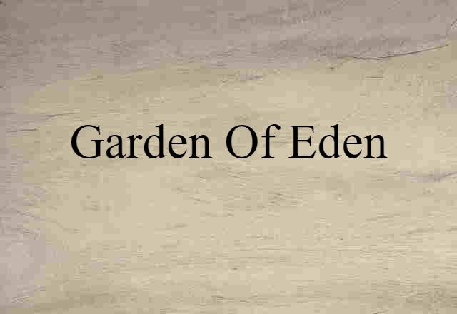 Garden of Eden