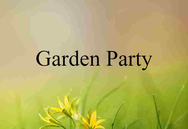 garden party