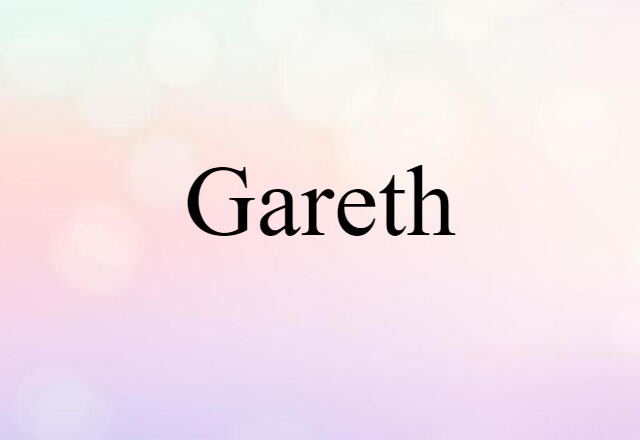 Gareth (noun) Definition, Meaning & Examples