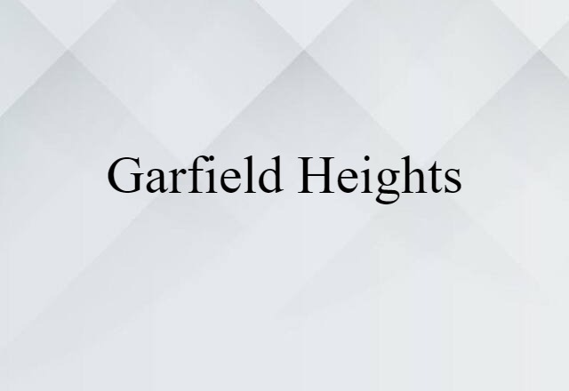 Garfield Heights