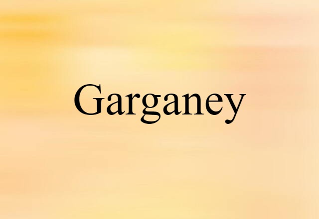 Garganey (noun) Definition, Meaning & Examples