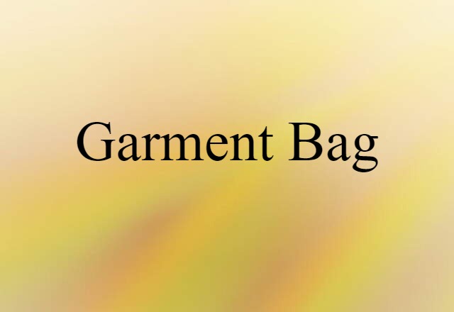 garment bag