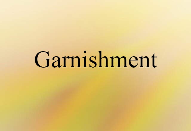 garnishment