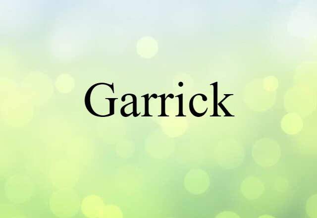 Garrick