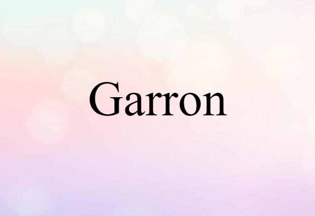 garron