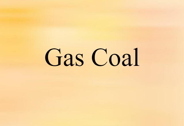 gas coal