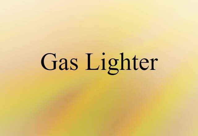 gas lighter