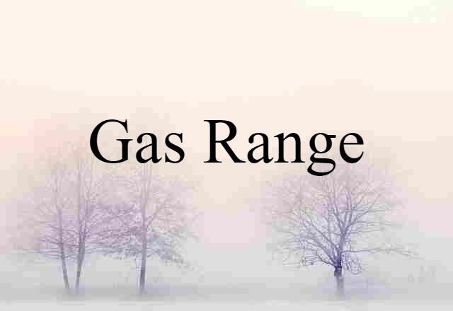 gas range