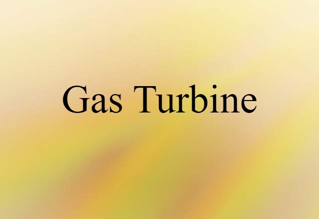 gas turbine