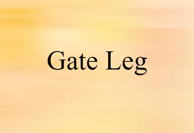 gate leg